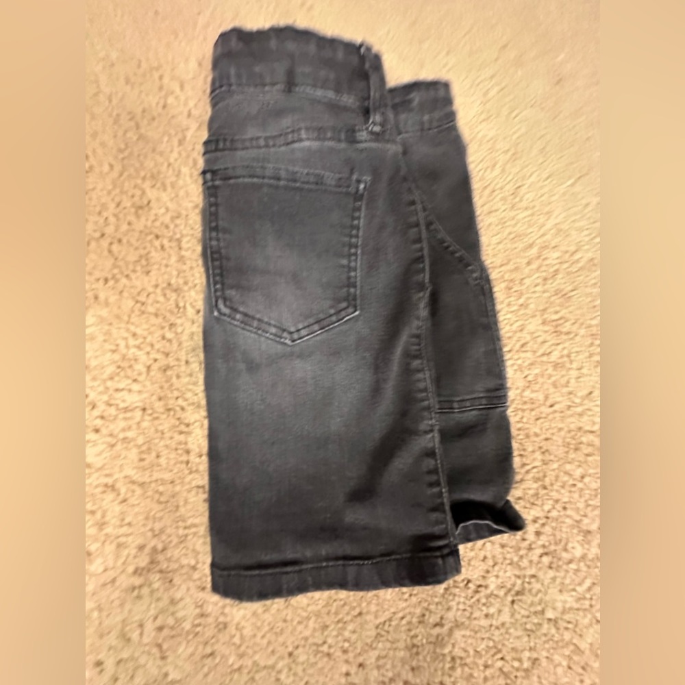 Cute black jeans skirt 14-16